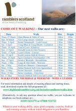Lochaber and Lorn Ramblers Scotland events to 17th May 2014