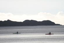 Kayakers on Loch Moidart