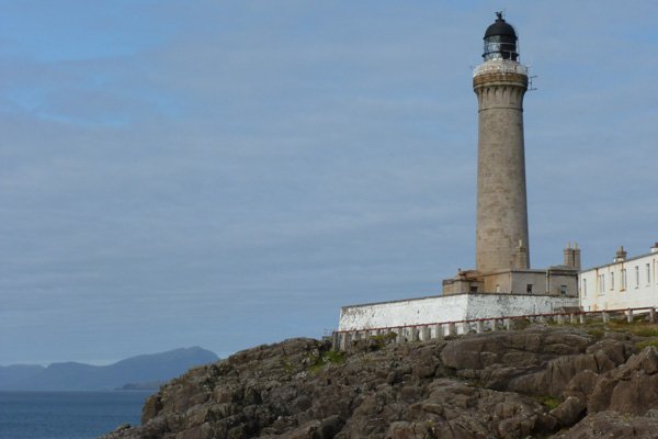 Ardnamurchan Lighthouse and Egyptioan style court yard buildings