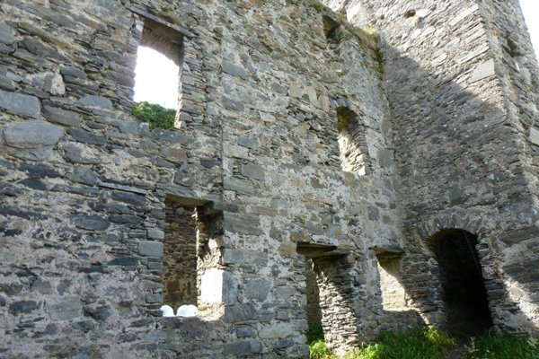 Close up view of the 17th century main building