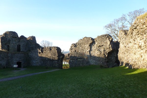 Old Inverlochy Castle - inner courtyard