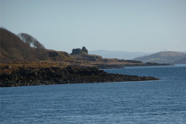 Ardtornish Castle and The Sound of Mull