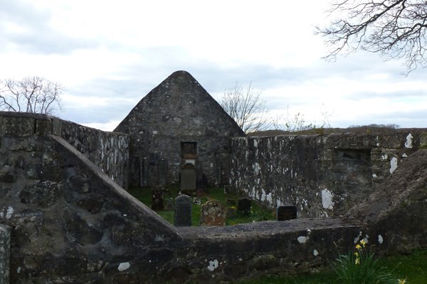 The open eastern section of the chapel