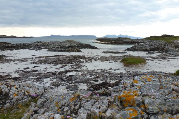 Traigh Beach looking out to The Small Isles
