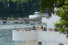 Cafe Fish overlooking Tobermory Harbour