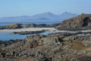 Bay MacNeil with The Small Isles in the background