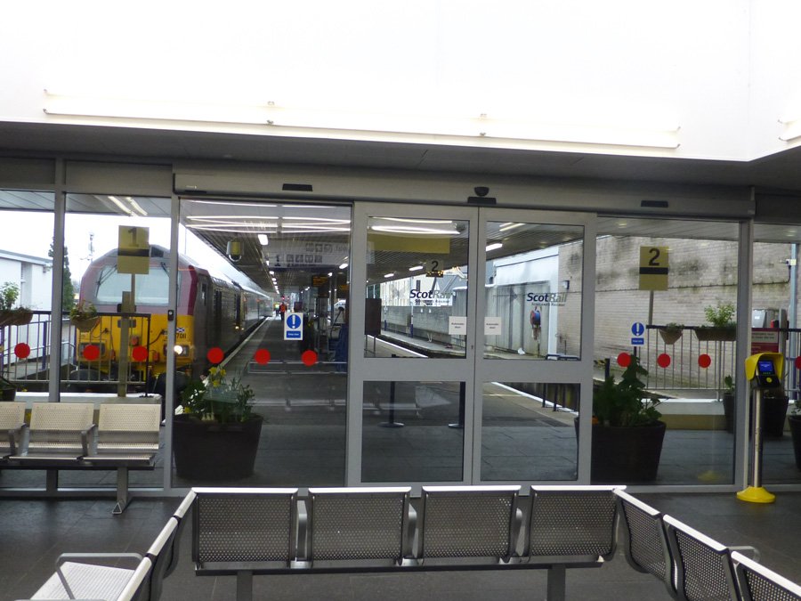 The Caledonian Sleeper - The departure lounge at Fort William
