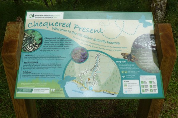 Allt Mhuic interpretation board