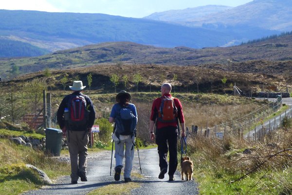 The track from Scotstown to Ardnastaing