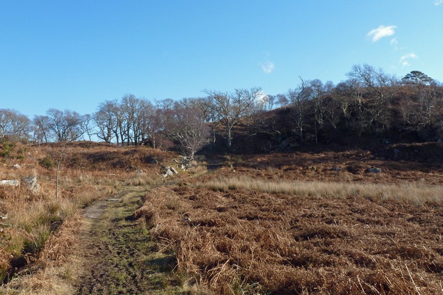 The track to Prine Charlie's cave