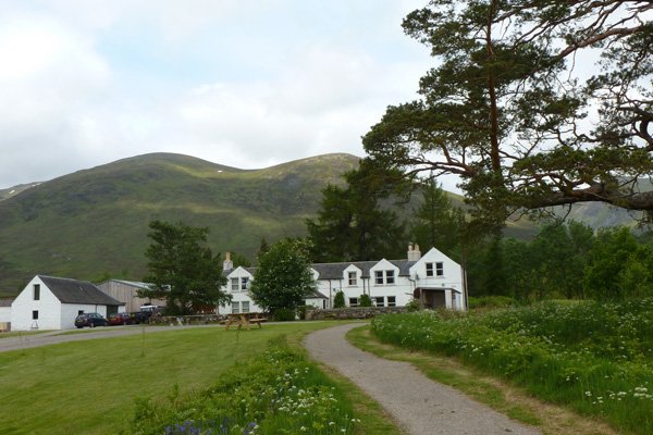 Aberarder farmhouse with information point