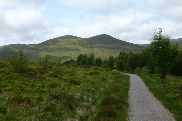 Heading towards the viewpoint on the Alt Dubh Trail