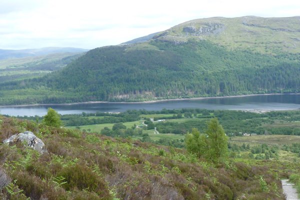 Some lovely views of Loch Laggan and the hills beyond