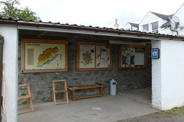 Information point and sightings board