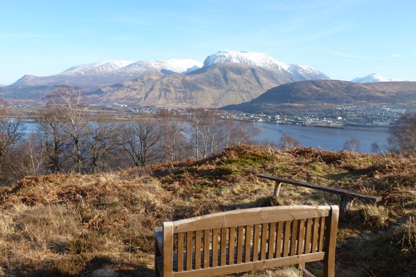 There is a lovely viewpoint on the top of the hill