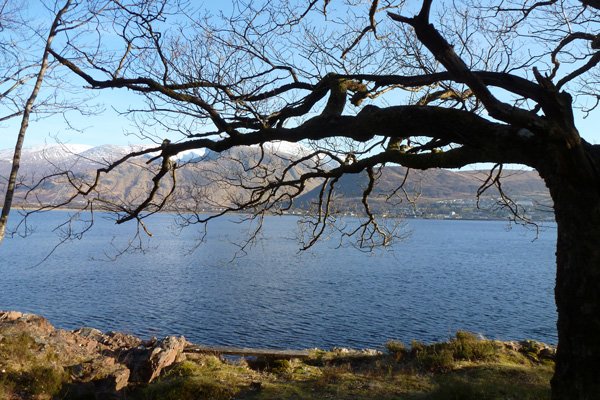 Looking across Loch Linnhe to Fort William