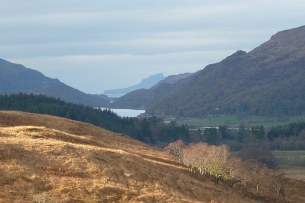 Loch Moidart from the hills above Dalilea