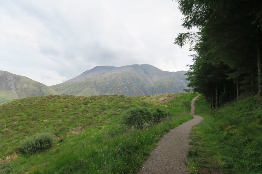 The path to Dun Deardail