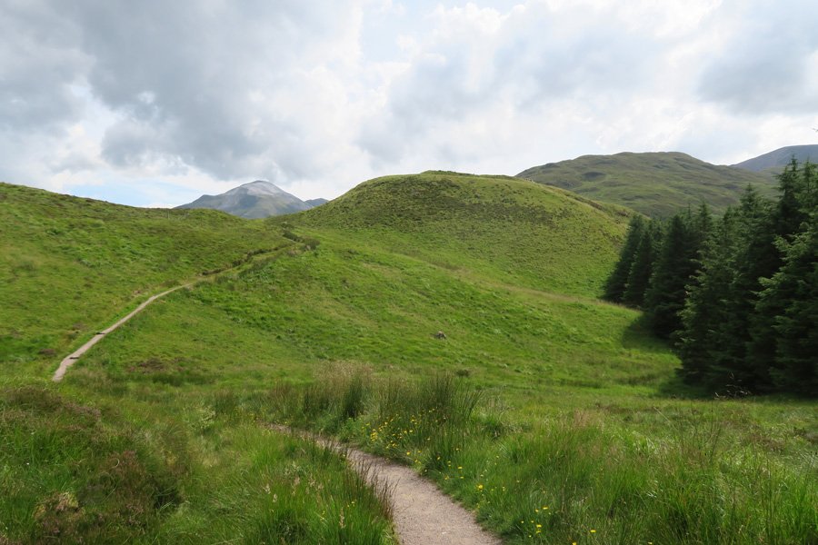 The path to Dun Deardail