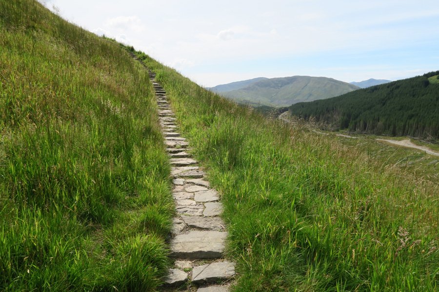 The path to Dun Deardail