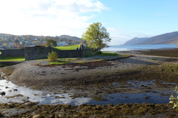 The external wall of the Old Fort