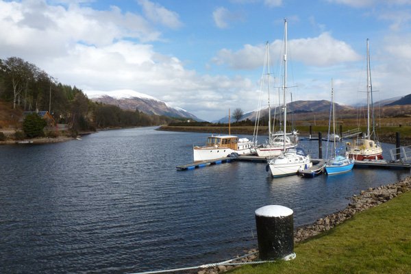 British Waterways Moorings at Gairlochy