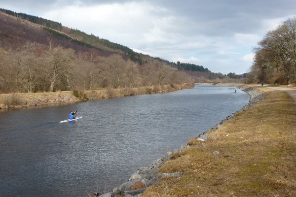 Canoeing on the Caledonian Canal