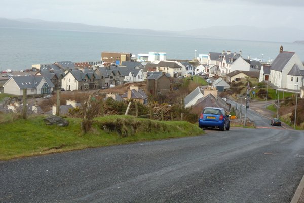 The walk returns on the B8008