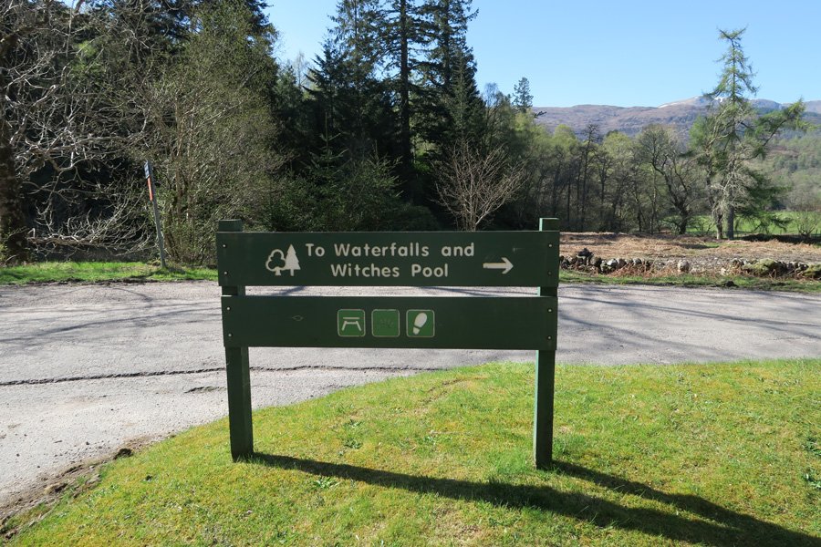 Follow the road to the Witches Pool