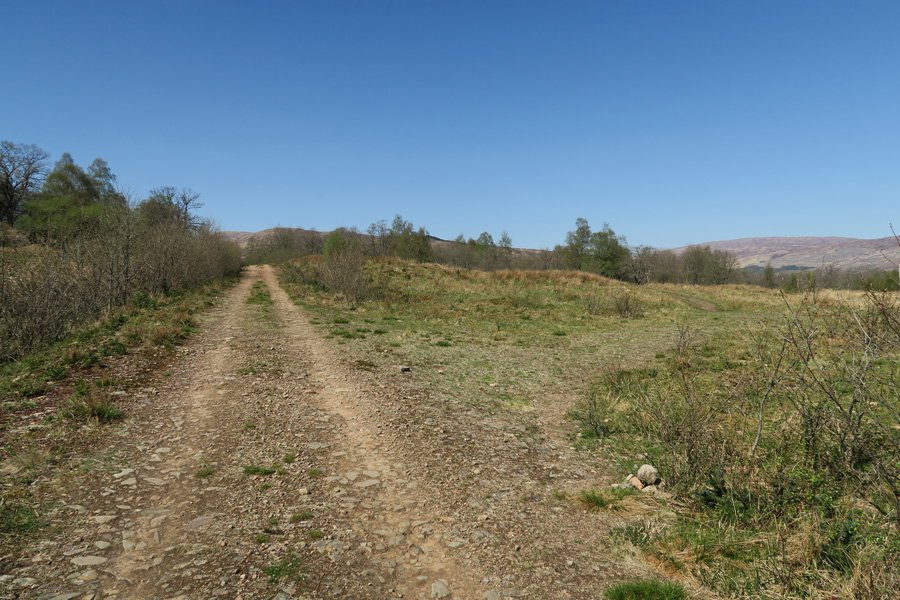 Look out for the faint path on the right to Invermallie Bothy