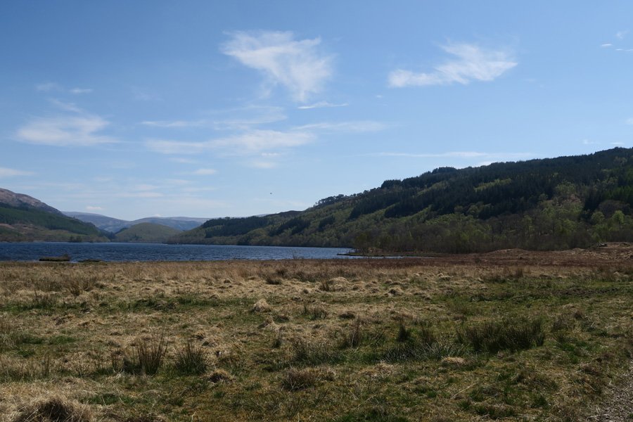 Looking back over Loch Arkaig