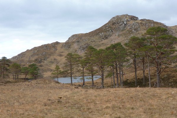 The first view of Loch a Bhada Dharaich