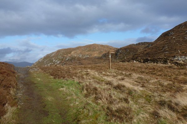 The Mallaig Circular Walk joins up with the walk to Loch an Nostarie