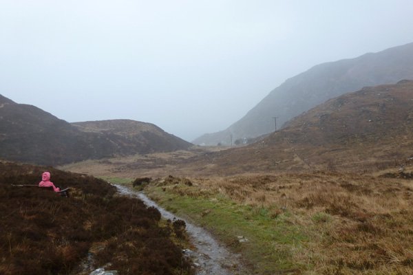 A seat with good views to the Isles (in better weather)