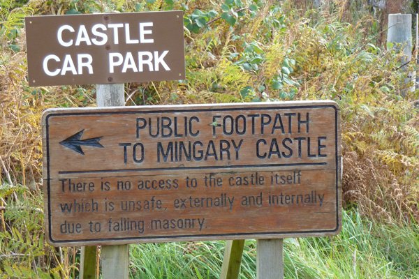 Car park for Mingary Castle