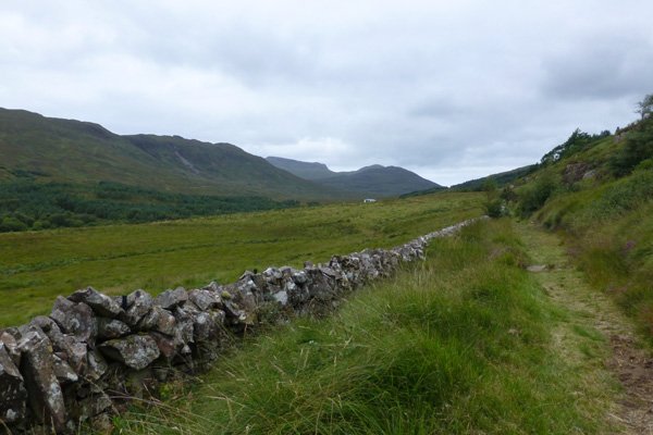 Walking up Kinloch Glen