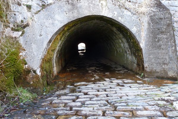 Pedestrian tunnel under the Caledonian Canal- Glen Loy Aqueduct