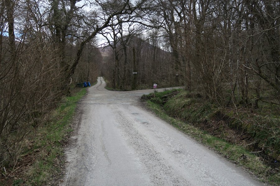 Take the track to Corriechoille