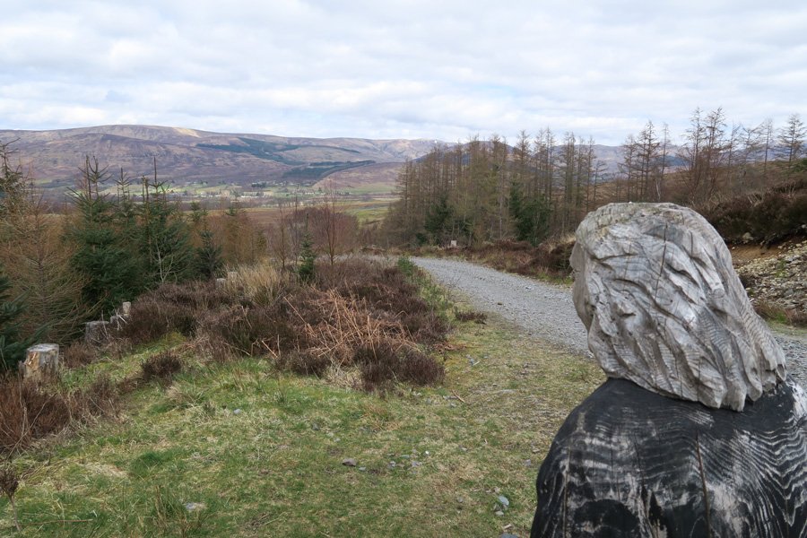 Enjoying the views at The Wee Minister