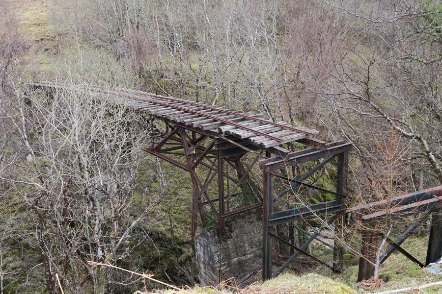 The old bridge over Allt leachdach gorge