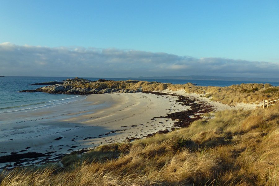 Camusdarach Beach in winter