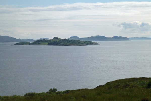 Looking across Loch Linnhe to Eilean Balnagowan