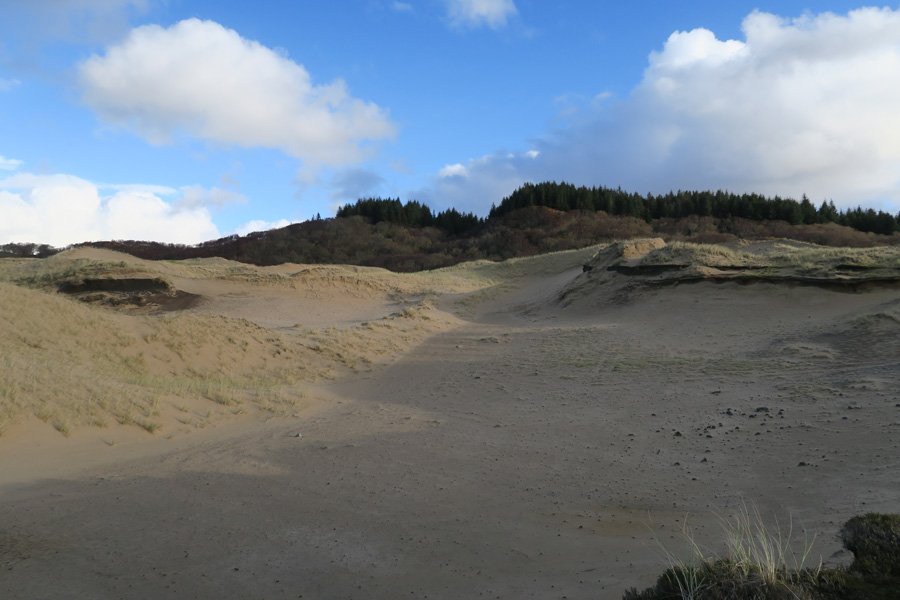 Cul na Croise is notable for its excellent mobile dune system