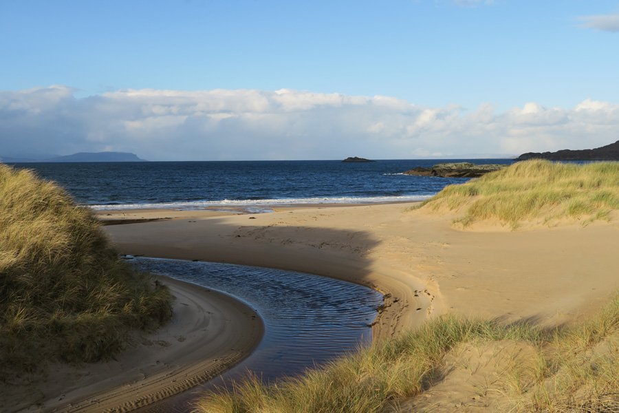 Cul na Croise - a river through the dunes
