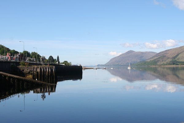 Looking down Loch Linnhe from Fort William