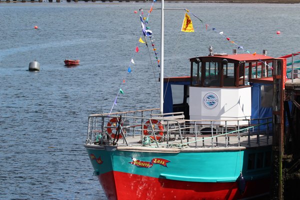 The Souters Lass at the town pier, Fort William