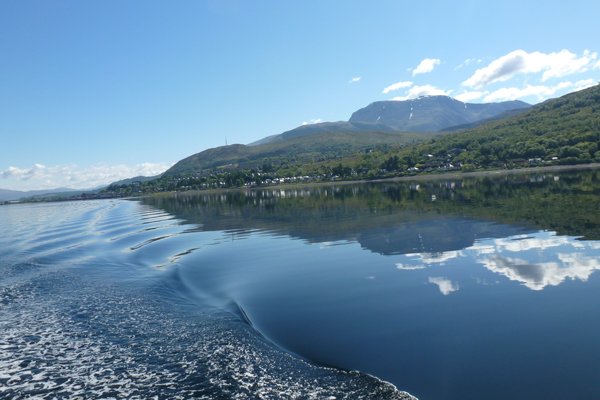 Looking back up Loch Linnhe