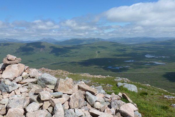 Stunning views over Rannoch Moor from one of the viewpoints