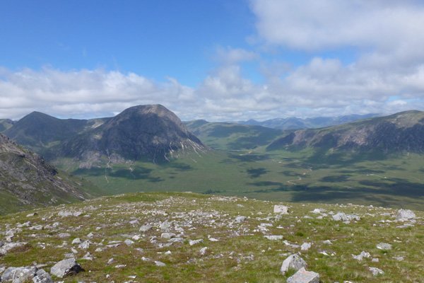 Views over to the hills from the slopes of Creag Dhubh