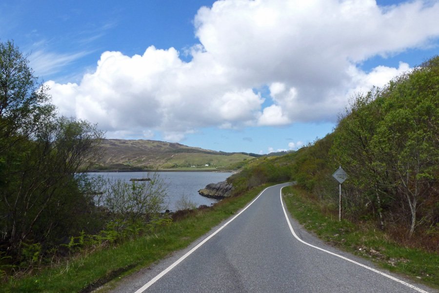 The walk passes by the shore of Loch Sunart - good opportunities for otter spotting